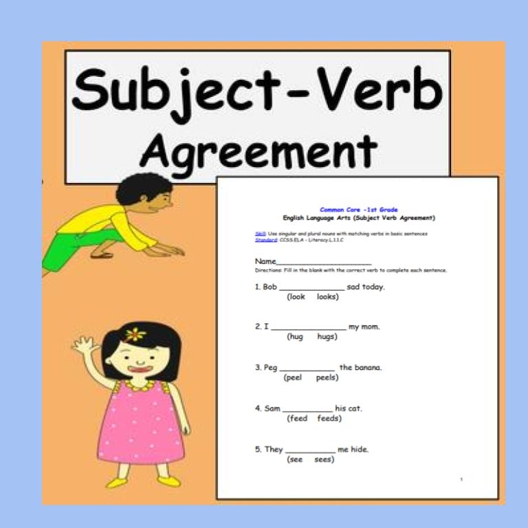 subject-verb agreement worksheets