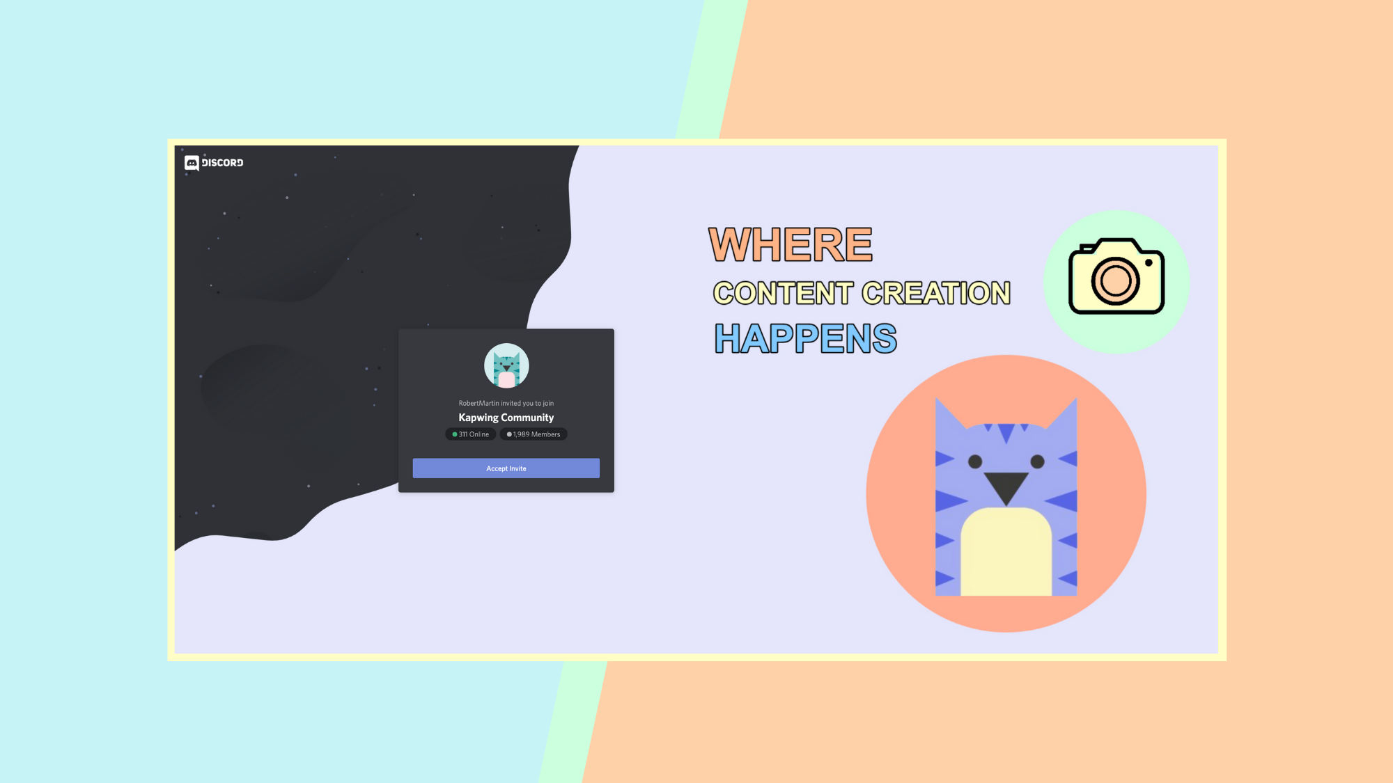 server invite background template