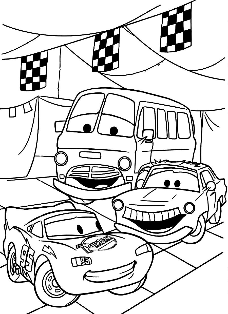 Disney Pixar Cars Coloring Pages To Print