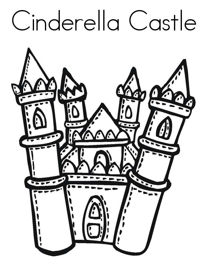 Disney Castle Coloring Pages