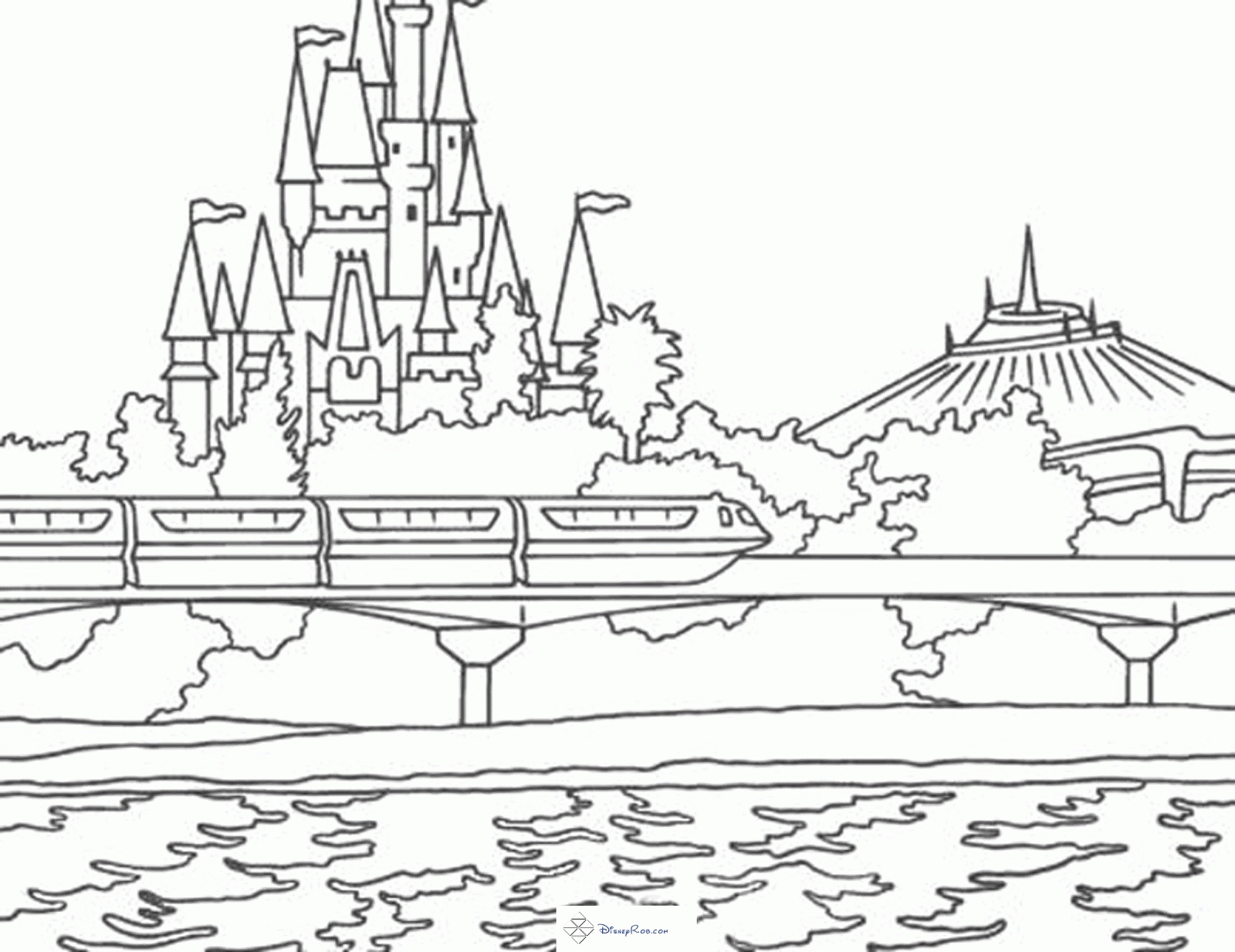 Disney World Coloring Pages