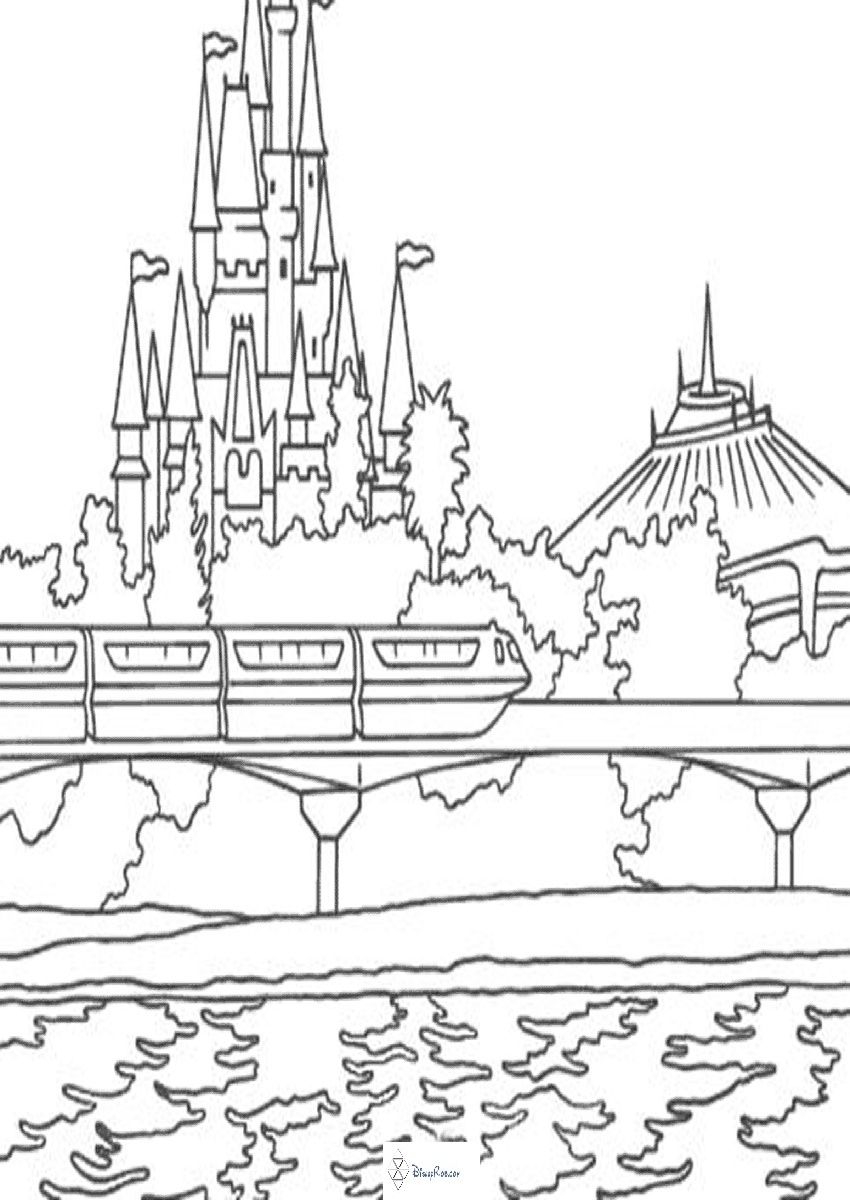Disney World Coloring Pages Print Coloring Home