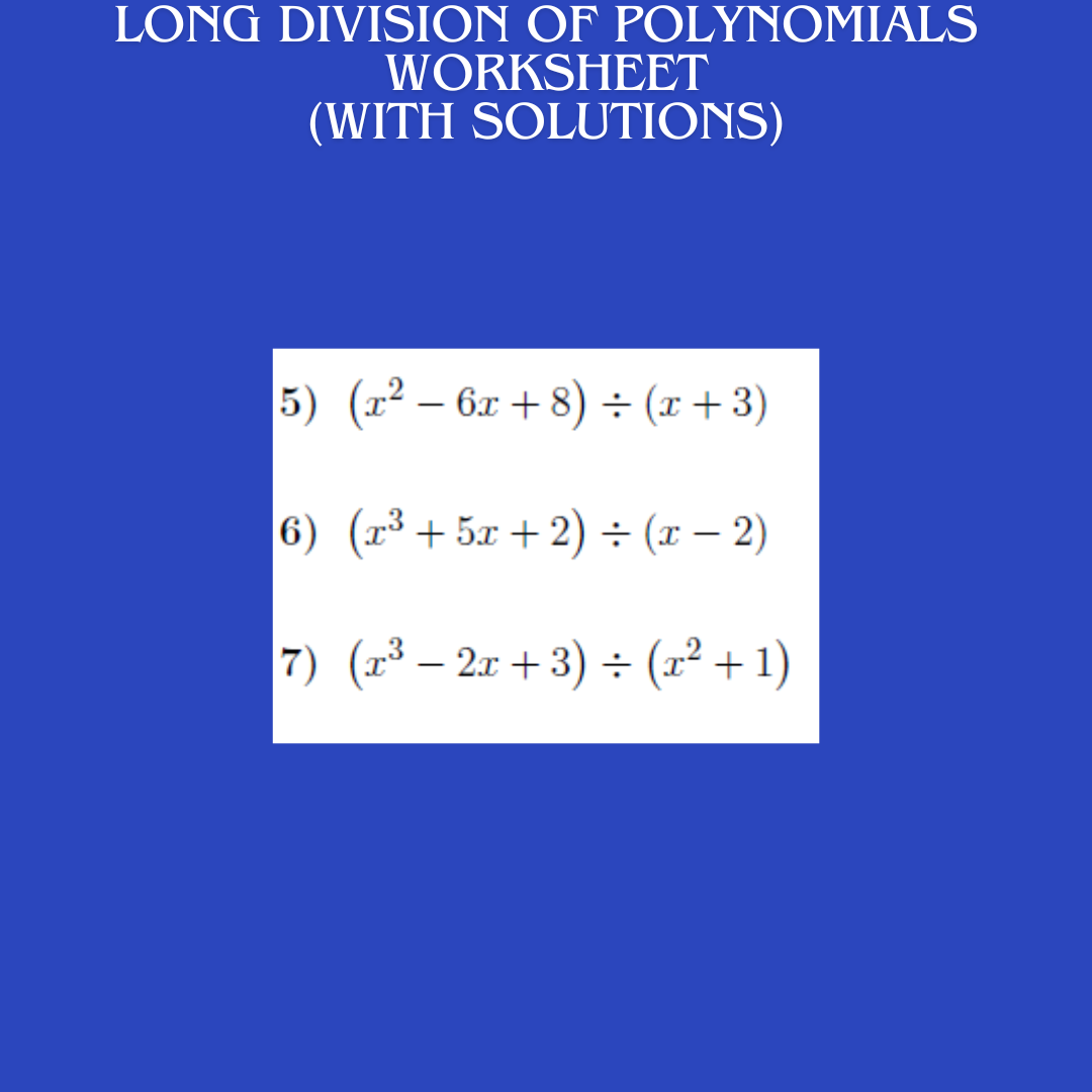 Dividing By Monomials Worksheet Worksheets Library
