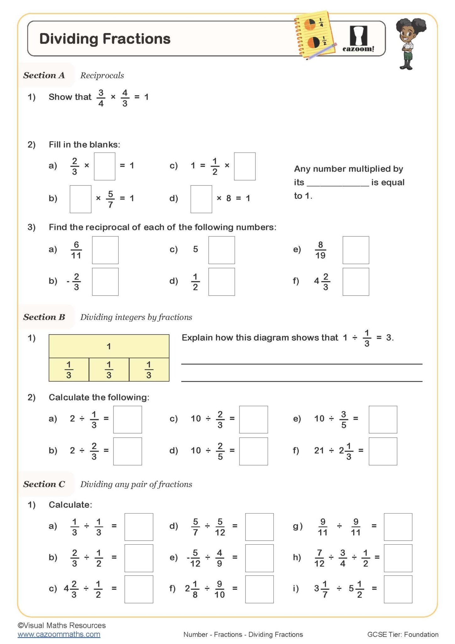 worksheet year 7 maths
