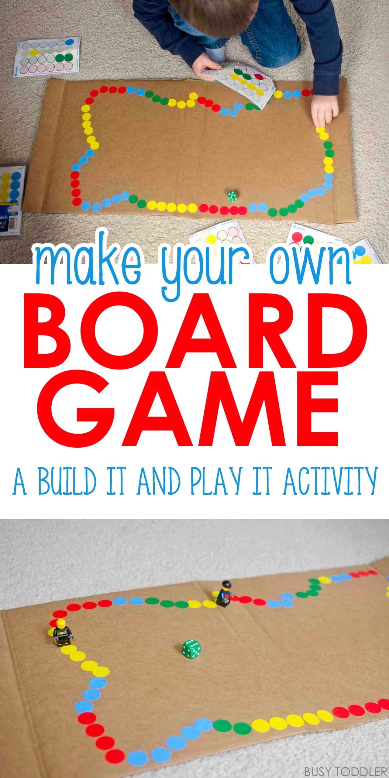DIY Board Game Busy Toddler