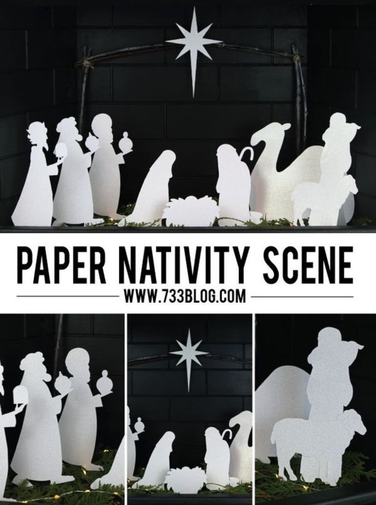 Diy Nativity Scene Free Printable Free Printable Templates
