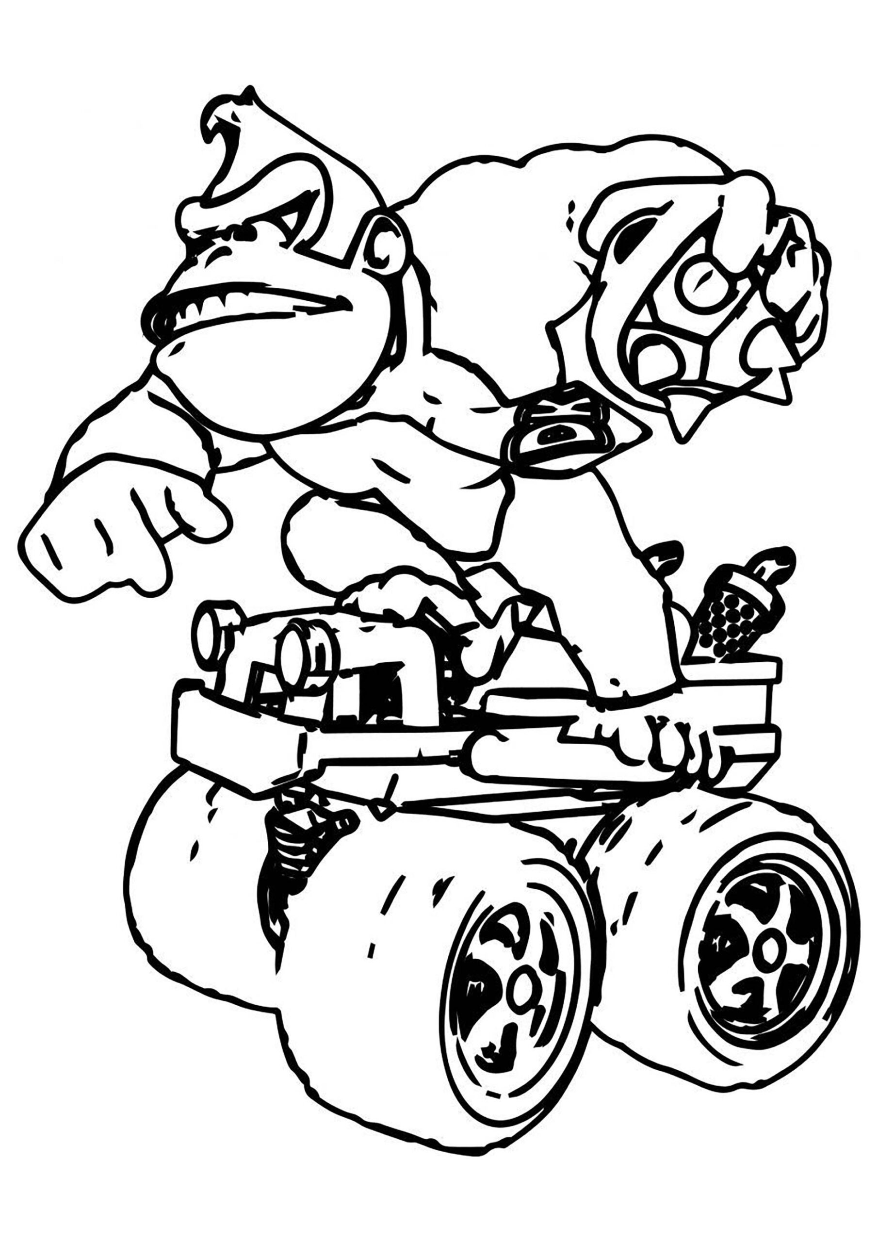 Mario Bros Coloring Page