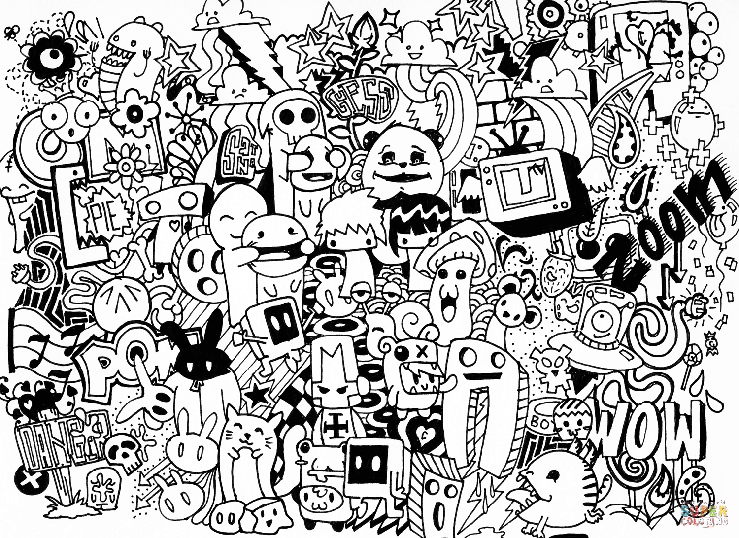 Doodle art alley quotes coloring pages doodle art christmas coloring 