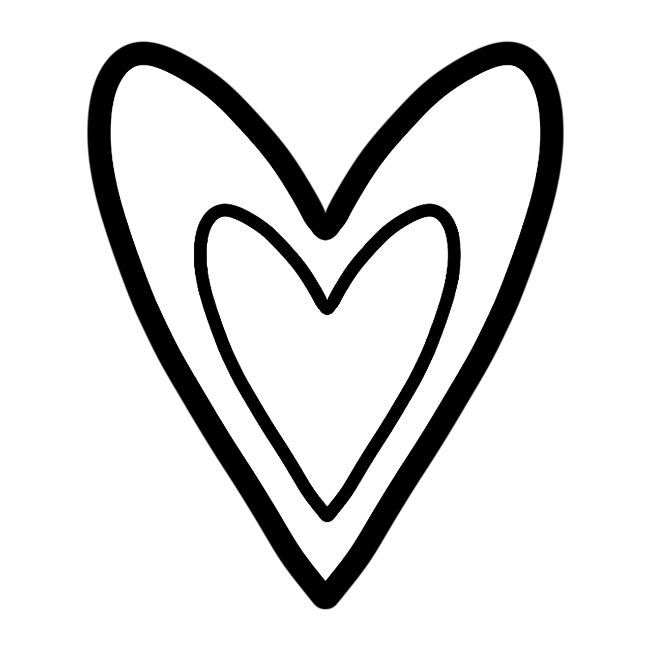 Download Heart Shape Coloring Page Royalty Free Stock Illustration 