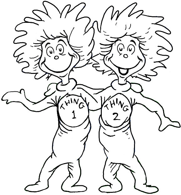 Dr Seuss Free Coloring Pages