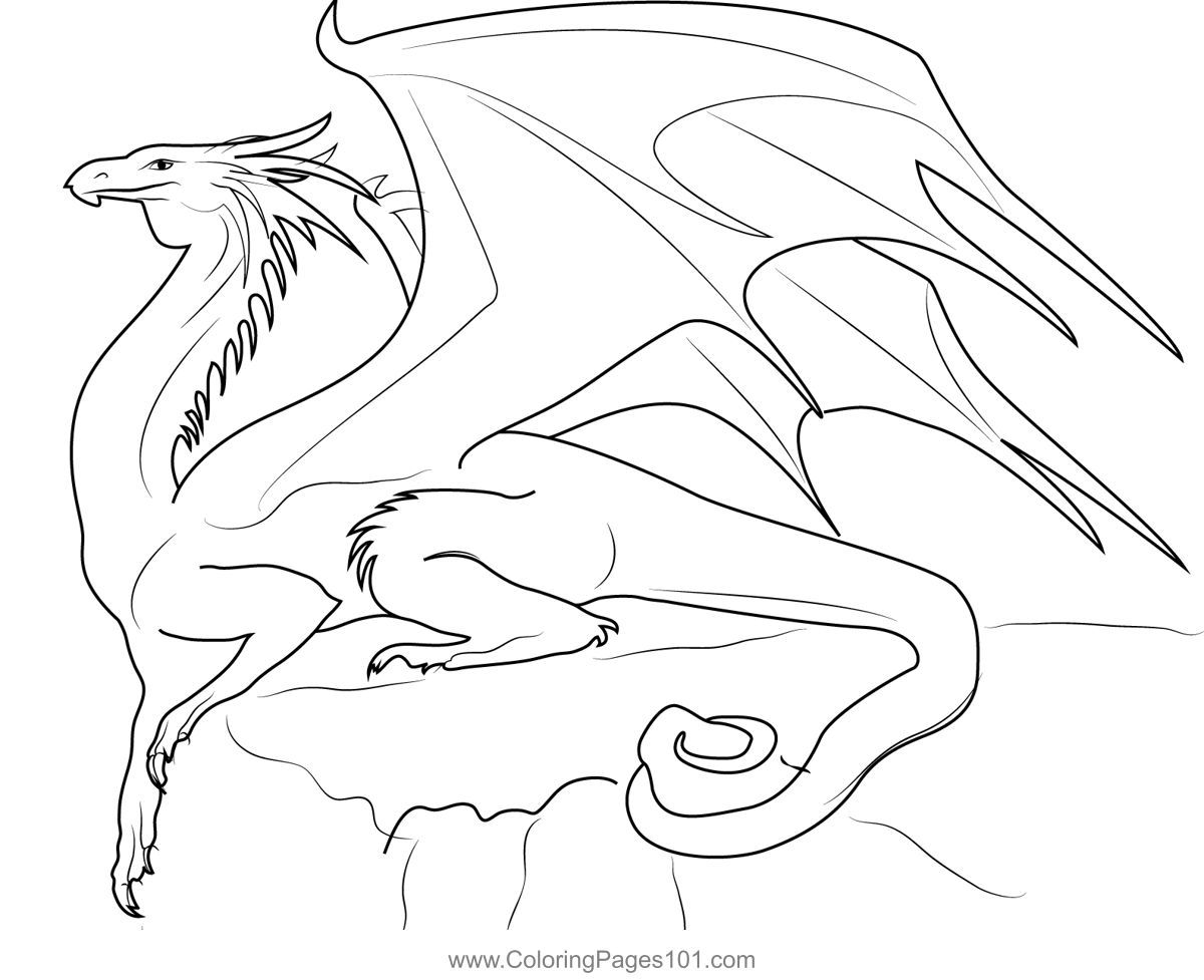 Free Coloring Pages Dragon