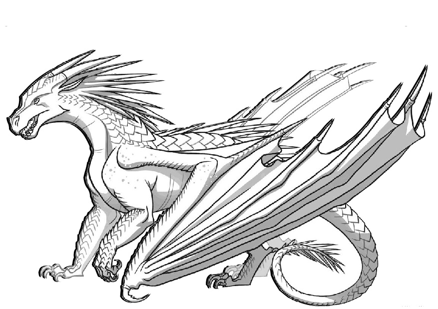 dragon coloring pages printable free