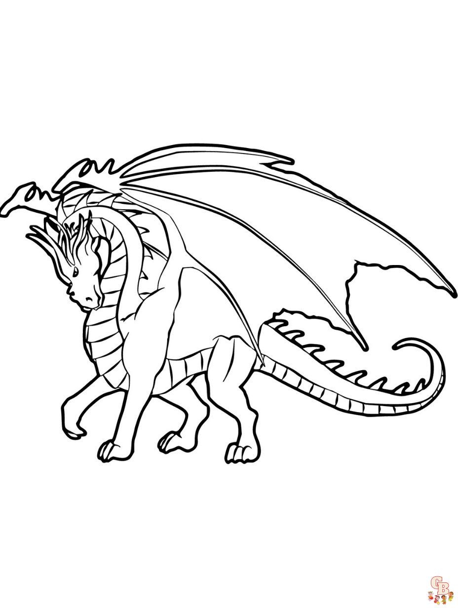 Dragon Coloring Pages Printable Free Printable Dragon Coloring Pages