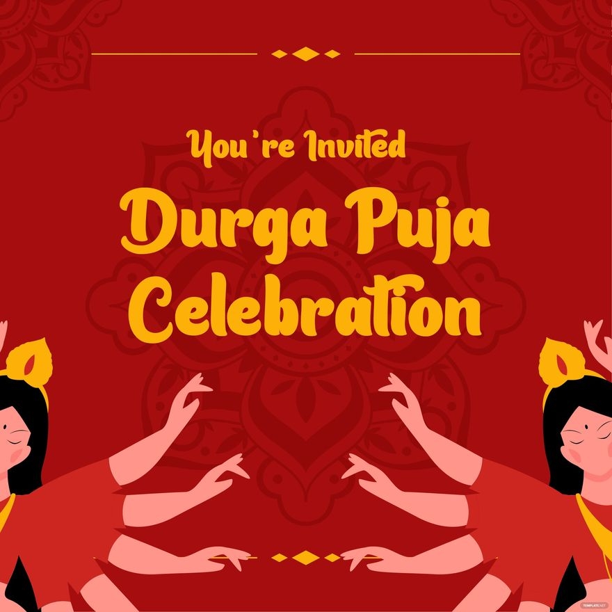puja invitation template