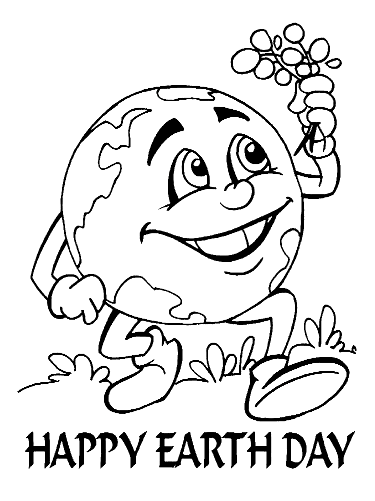 earth day free coloring pages