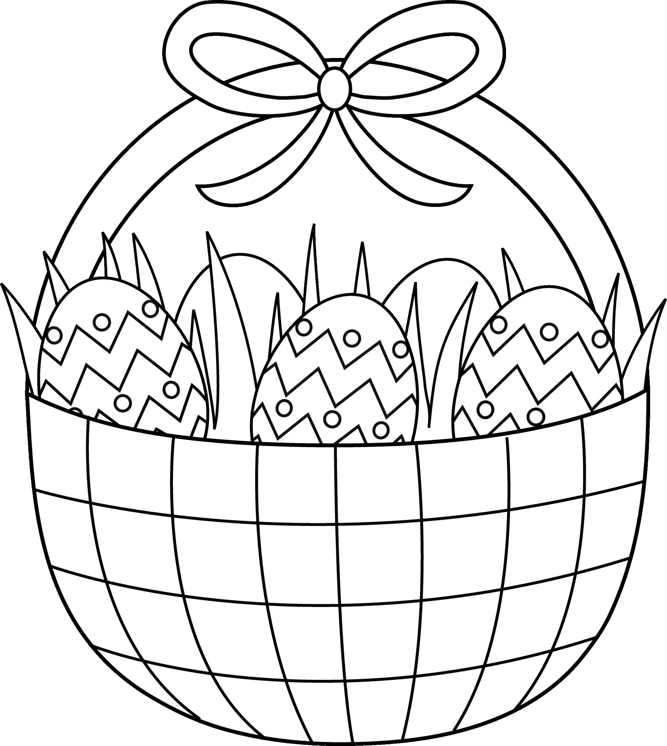 Easter Basket Coloring Pages