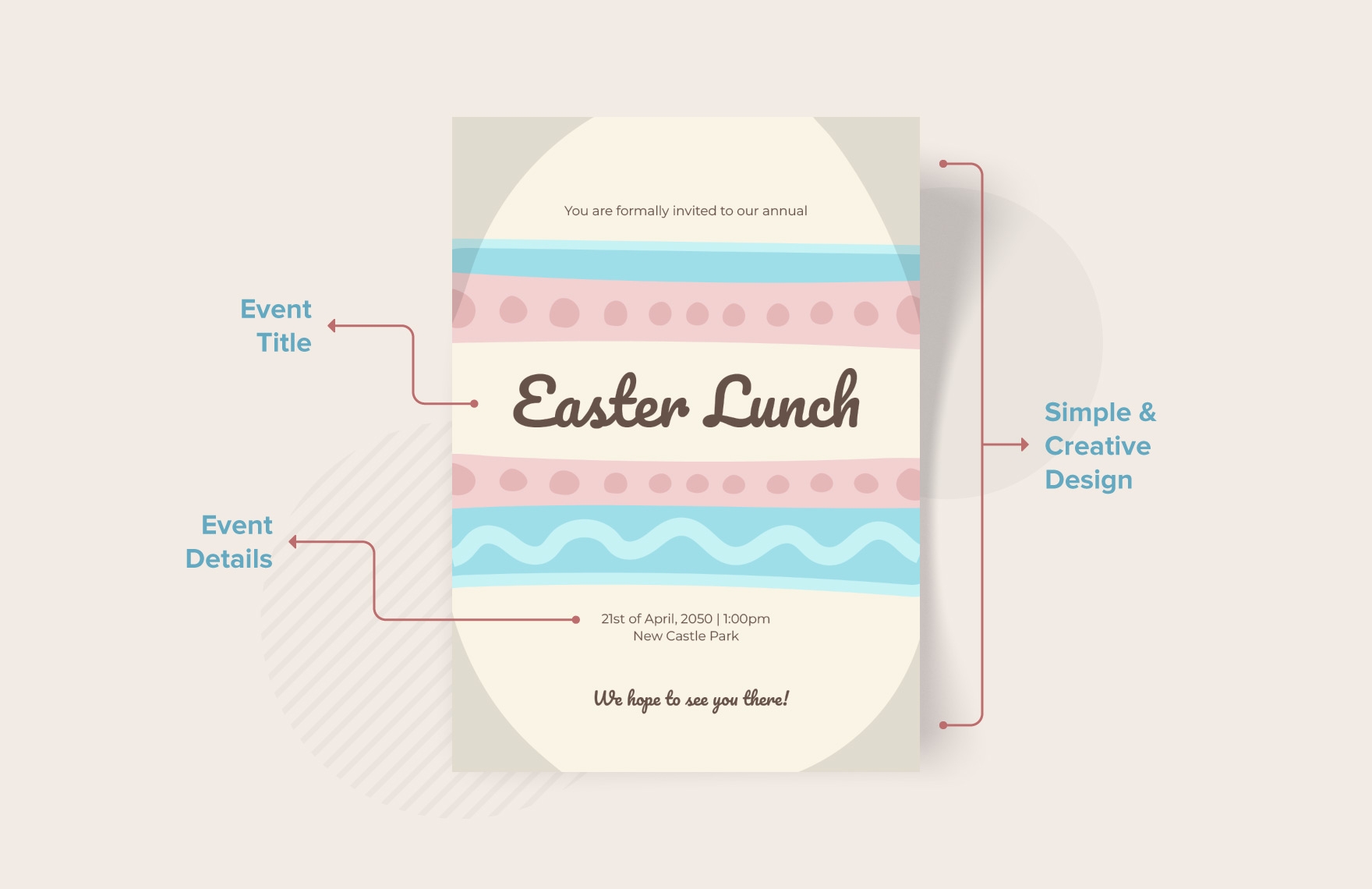 printable easter invitation template