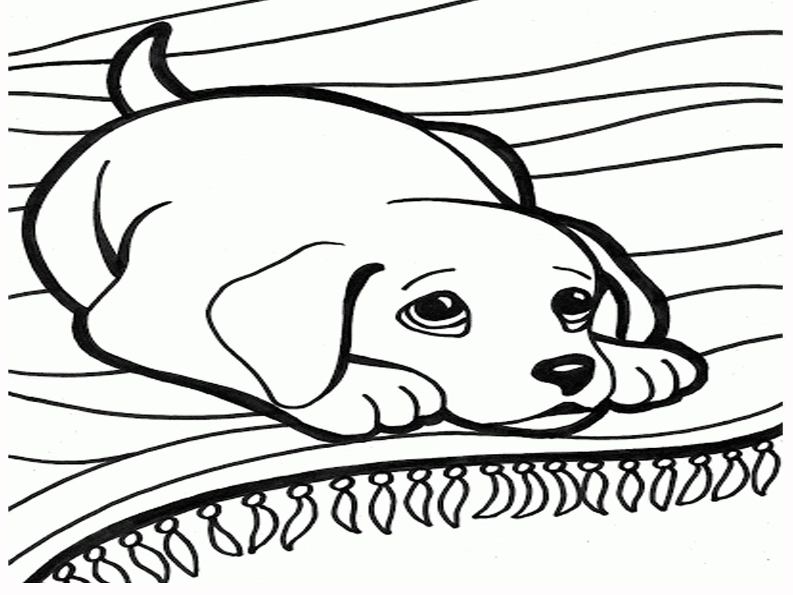 Dogs Coloring Page