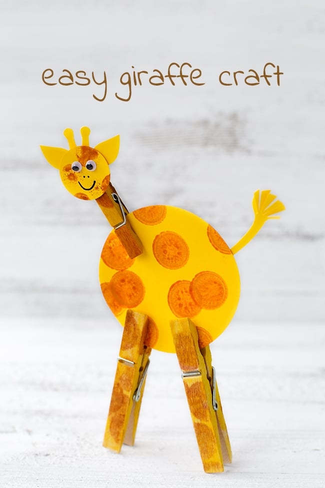 Easy Giraffe Craft For Kids