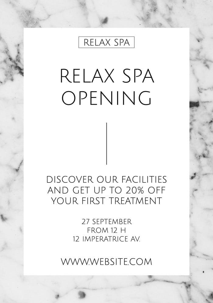 Edit This Abstract Boho Spa Day Invitation Template Online
