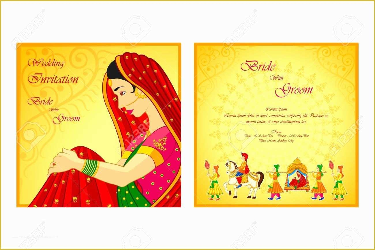 Editable Hindu Wedding Invitation Cards Templates Free Download Of 
