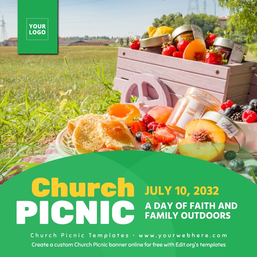 Editable Picnic Party Invitation Templates