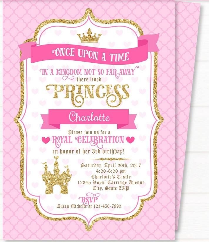 Editable Royal Birthday Invitation Template Free Printable Templates