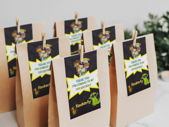 rugrats invitation template