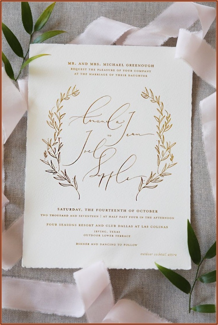 Elegant Wedding Invitations Templates Free Invitations Resume 