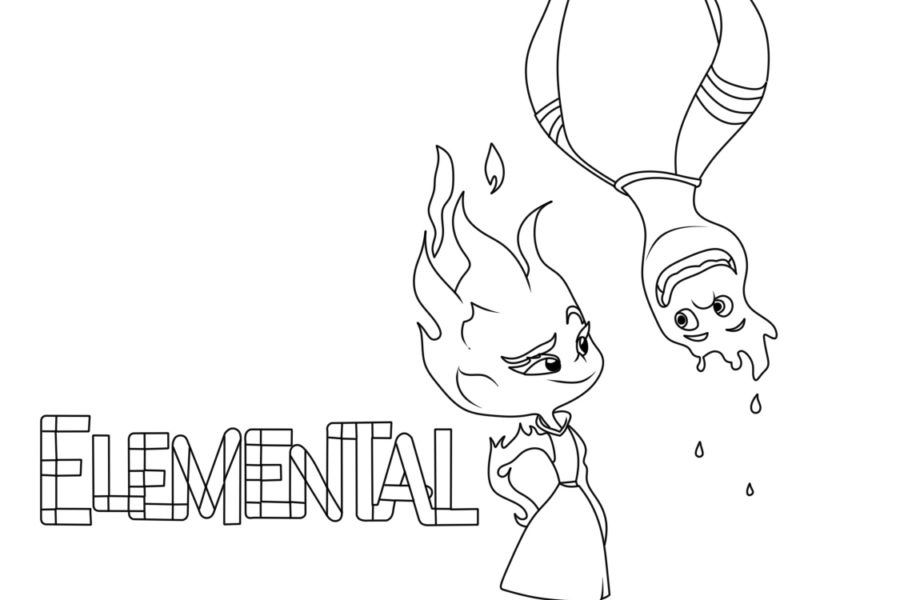 Elemental Coloring Page Coloring Pages 