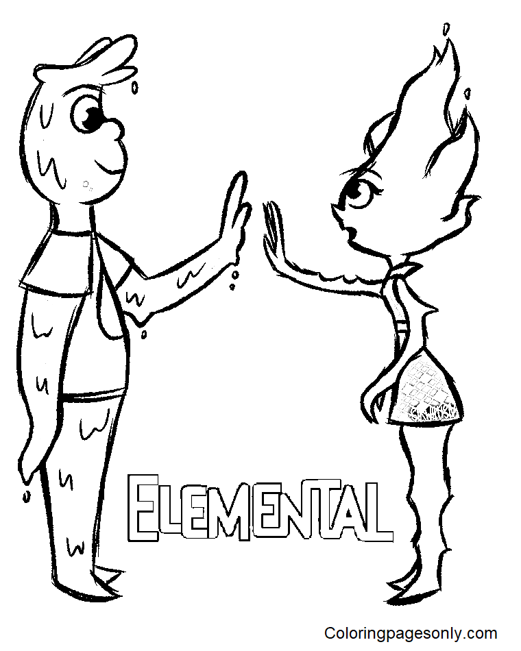 Elemental Coloring Pages Elemental Coloring Pages Coloring Pages