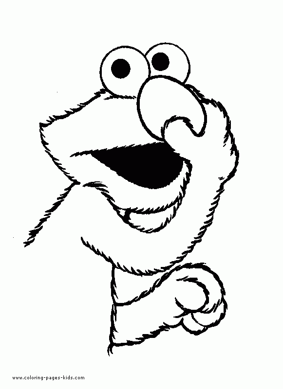Elmo Color Page Cartoon Color Pages Printable Cartoon Coloring 