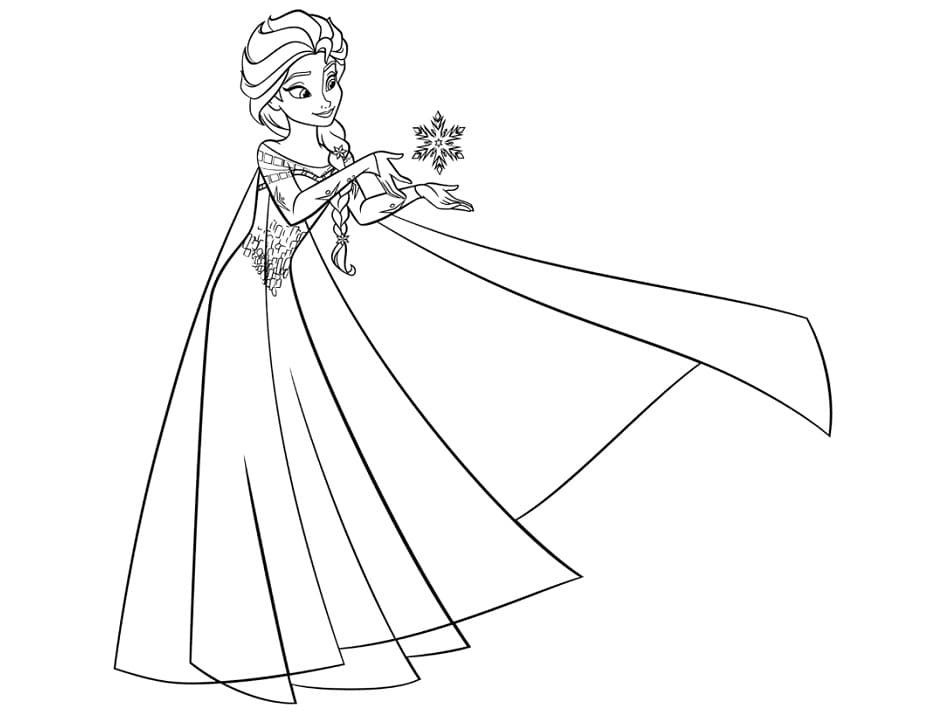 Free Coloring Pages Of Elsa