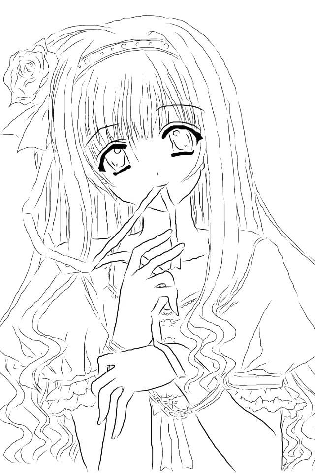 Emo Coloring Pages