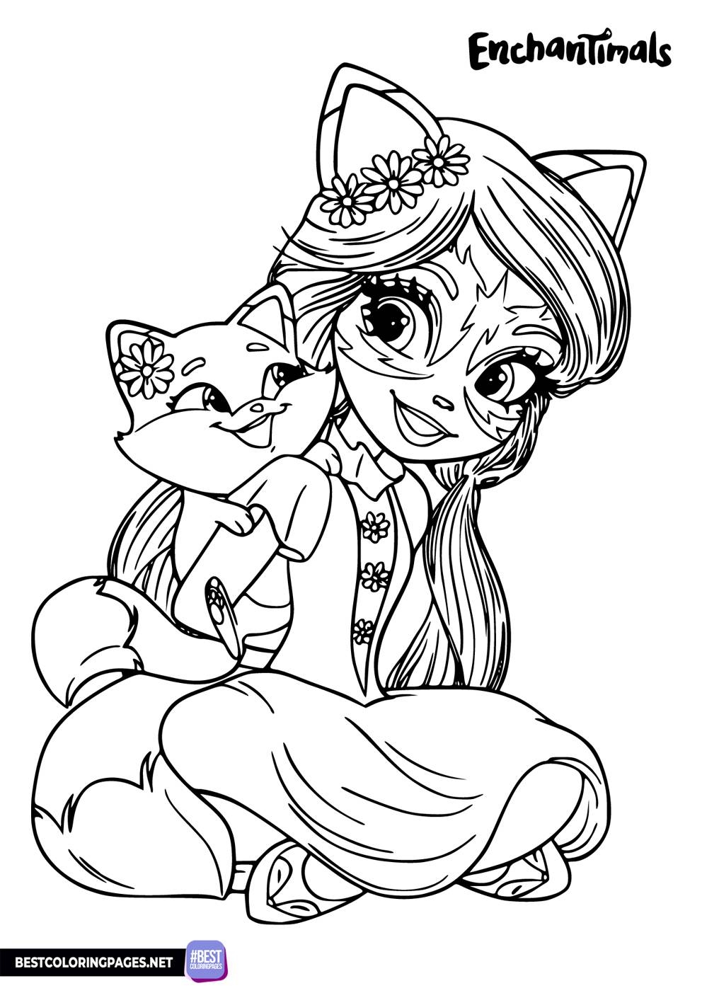 Enchantimals Coloring Pages Bestcoloringpages