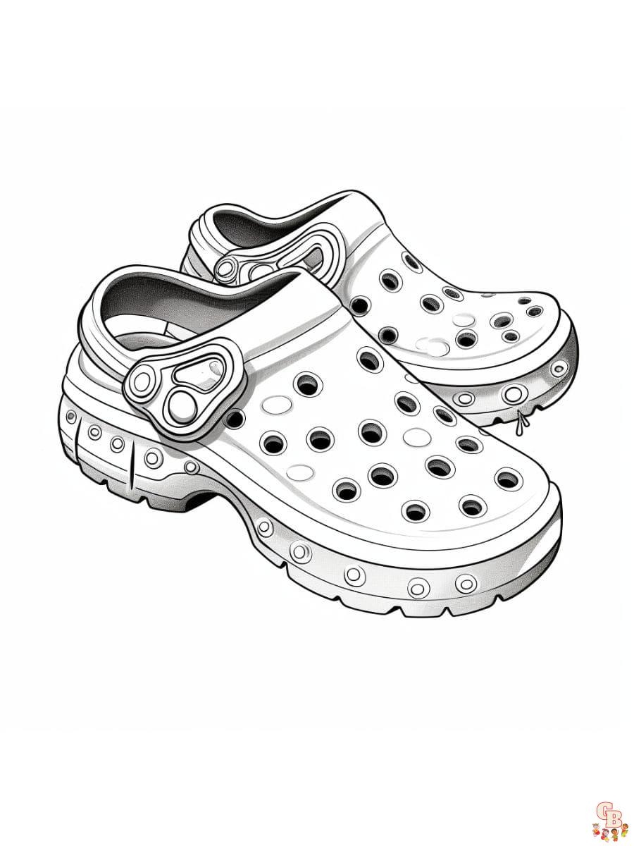 Explore Crocs Coloring Pages A Creative Journey To Share