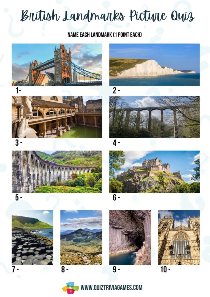 Famous Landmarks Picture Quiz Rounds Free Printable Quiz My XXX Hot Girl