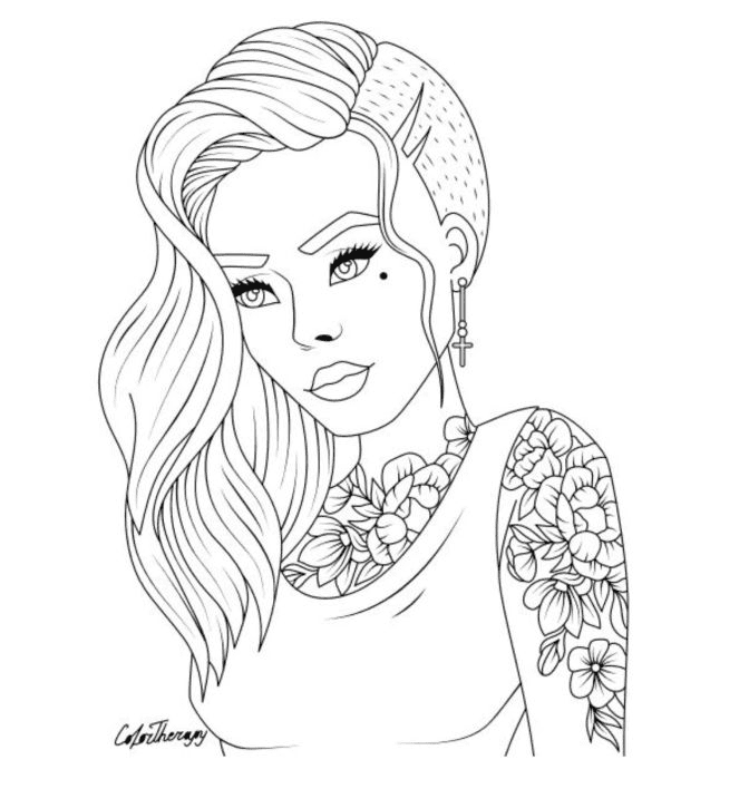 People Coloring Page