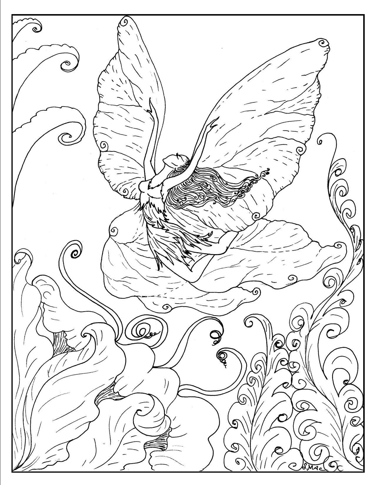 Fantasy Coloring Pages For Adults