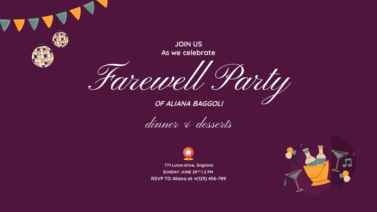 powerpoint party invitation template