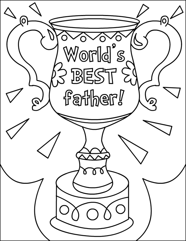 Fathers Day Coloring Page Printable Coloring Pages FREE