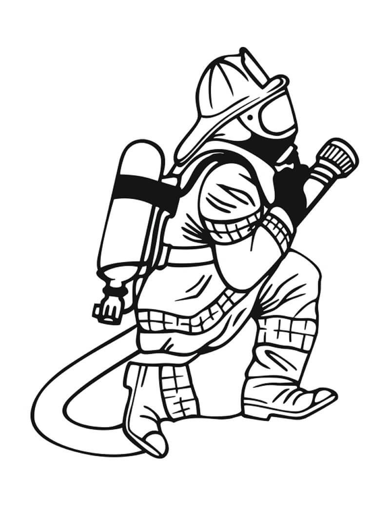 Firefighter Coloring Page Free Printable Coloring Pages For Kids