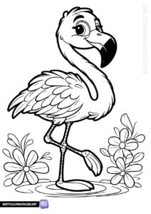 Flamingo Coloring Sheet Free Printable Coloring Pages