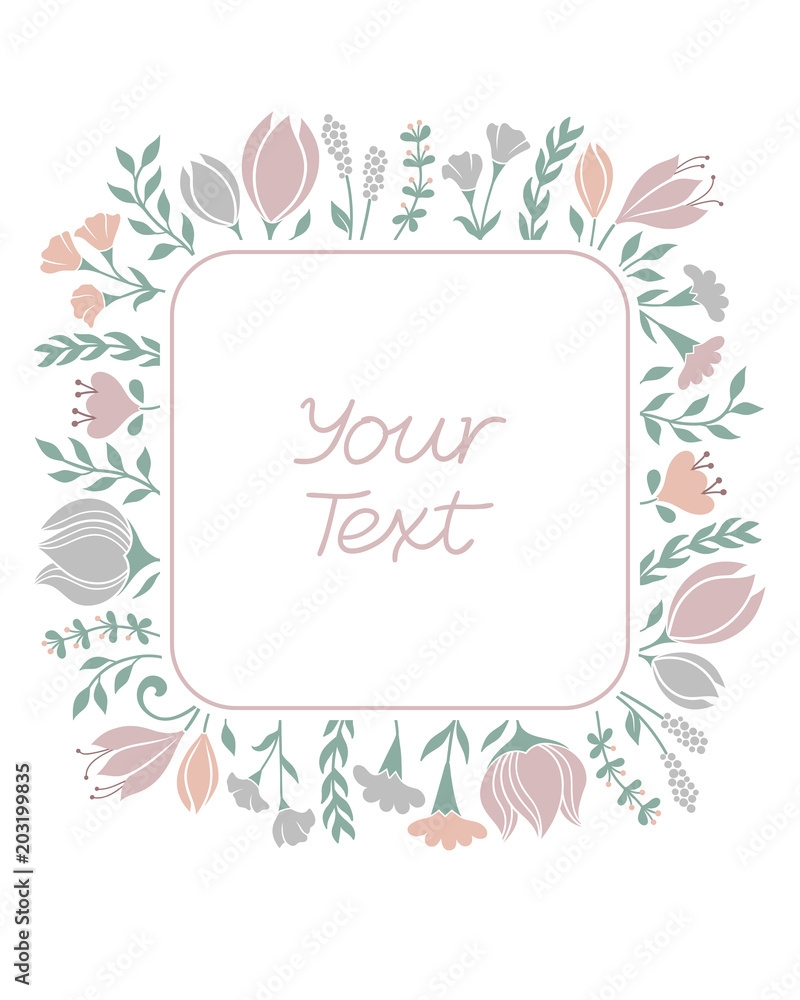 pastel colors invitation template