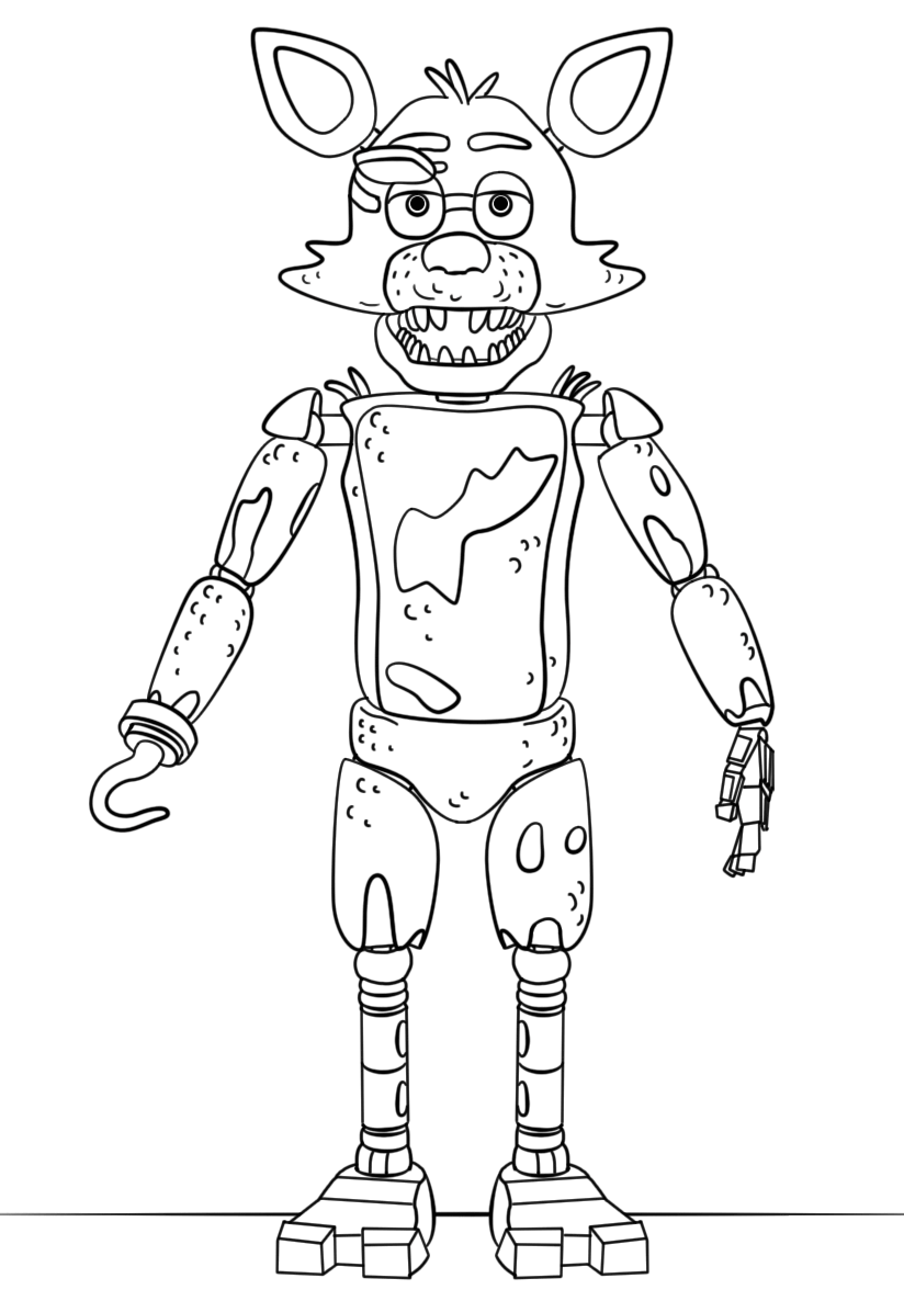 Fnaf Printable Coloring Pages