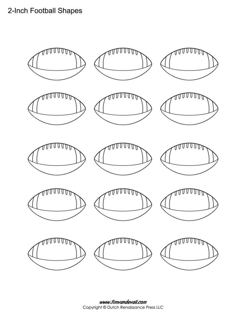 free printable football templates