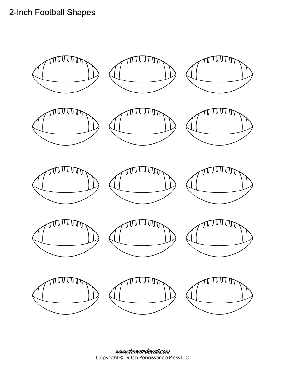 Football Templates Football Shape Printables Tim 39 s Printables