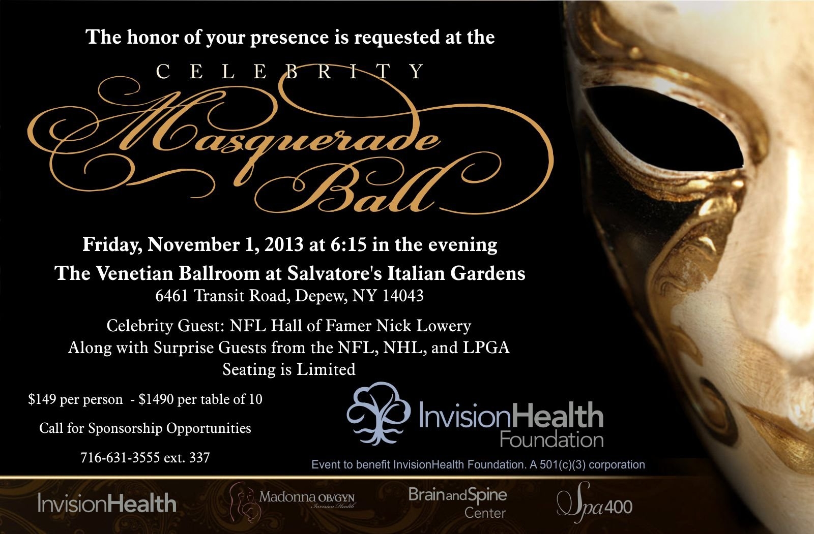 royal ball invitation template