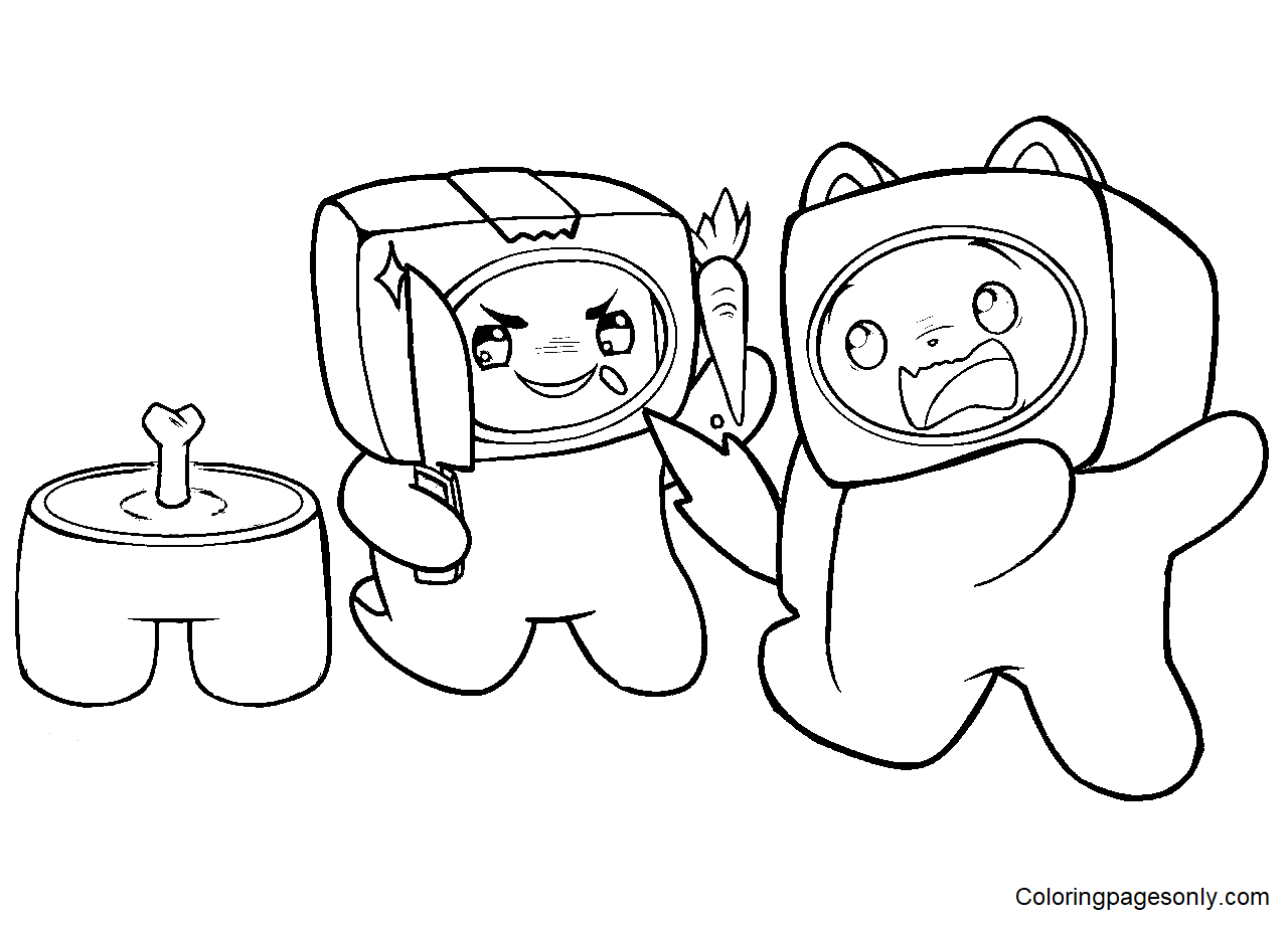 Foxy Coloring Pages