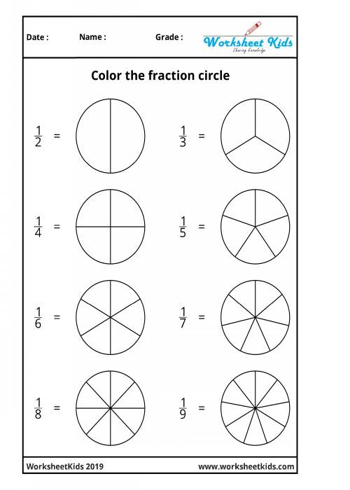 5th grade fraction worksheets